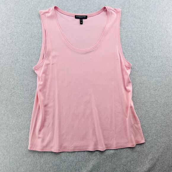 Eileen Fisher Petite Medium Tank Top Bundle Pink Purple Set of 2 - Picture 9 of 11